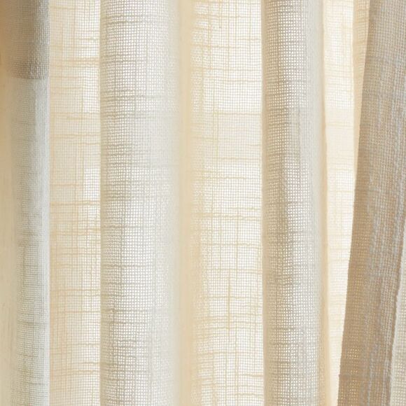 Quince Cotton Sheer Curtain Set (Set of 2) Ivory
NWOT 48 x 108 - Picture 3 of 9